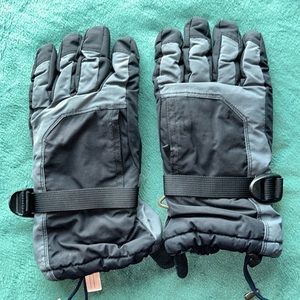 Lands End Kids Black Winter Gloves